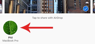 use AirDrop on Macbook & iPhone