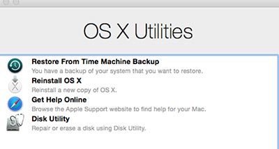 mac os x - won't start up