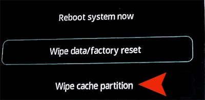 Huawei P9 factory reset & wipe cache partition