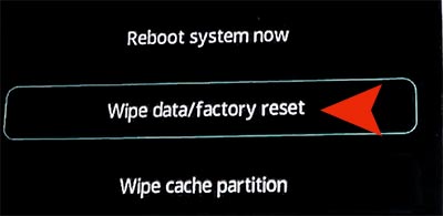 Huawei P9 factory reset & wipe cache partition