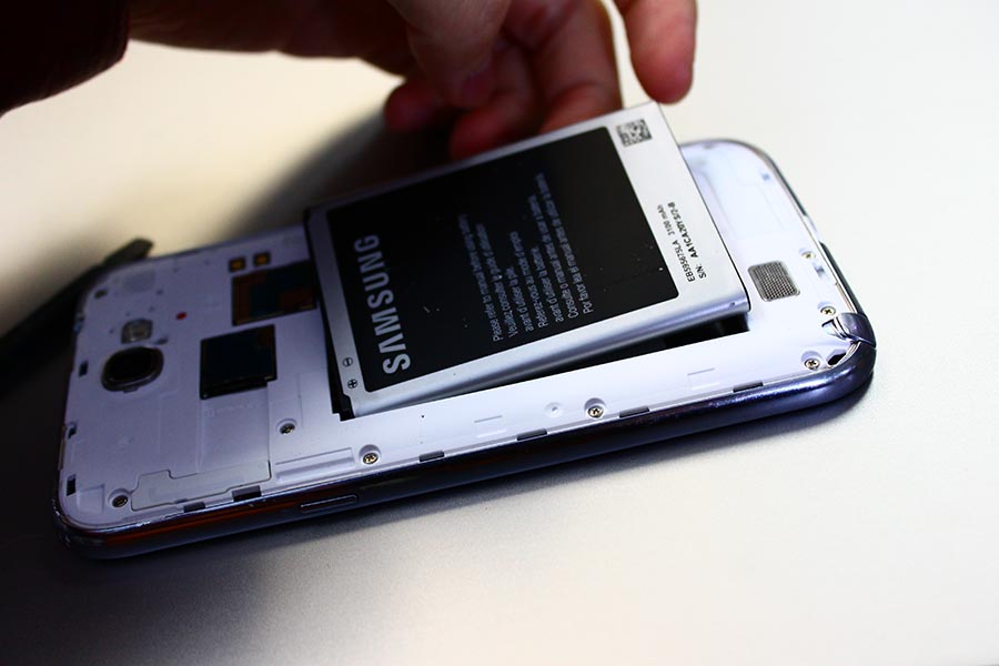 samsung note 2 on off switch