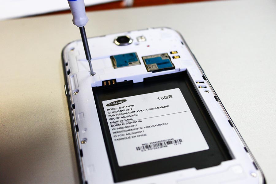samsung note 2 on off switch