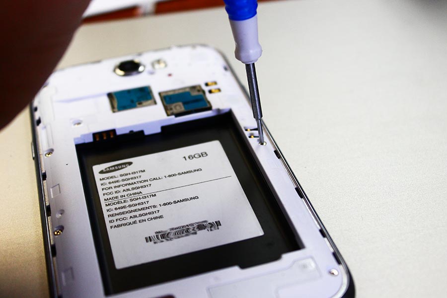 samsung note 2 on off switch