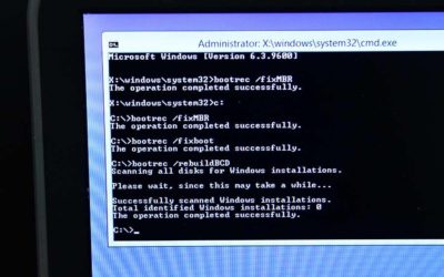 Fix: bootrec /rebuildbcd fails the requested system device cannot be found Windows 10, 8, 7