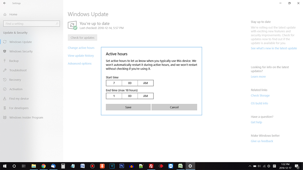 avoid windows 10 update restart