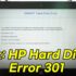 Fix: HP SMART disk error 301 (HP Probook laptop hard drive problem repair)
